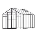 Polycarbonate Greenhouse 8x12ft Walk-in Garden Shed