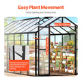 Polycarbonate Greenhouse 8x14ft Walk-in Garden Outdoor