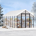Polycarbonate Greenhouse 8x14ft Walk-in Garden Outdoor
