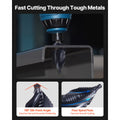 Step Drill Bit, 4.76 to 34.93 mm, 9.53 mm Triangular Shank, TiAlN Coating Cobalt High Speed Steel, Four Spiral Flute Step Bit for Metal, Stainless Steel, Aluminum, Wood, Plastic, Fiberglass