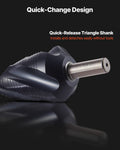 Step Drill Bit 4.76-34.93mm TiAlN Cobalt HSS Metal Stainless Steel