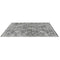 Area Rug, 2438.4x3048 mm Large Washable Rug, Non-Slip Tear-Resistant Soft Carpet, Pet & Child Friendly Vintage Area Rugs, Indoor Mat for Bedroom, Living Room, Kids Room, Entryway, Office, Gray