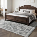 Area Rug 2400x3000mm Large Washable Non-Slip Grey Carpet