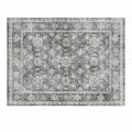 Area Rug 2400x3000mm Large Washable Non-Slip Grey Carpet