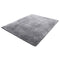 Indoor Plush Area Rugs, 2.44 x 3.05m Soft Plush Carpet, Furry Shag Area Rugs for Living Room, Bedroom, Sunroom, Modern Home Decor Aesthetic, Non-Shedding, Non-Woven, Slip-Resistant, Smoke Gray
