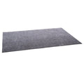 Indoor Plush Area Rugs, 2.44 x 3.05m Plush Carpet, Area Rugs Furry with Long Plushs Pile, Thick & Durable High-Pile Rug for High-Traffic Areas, Non-Shedding & Non-Slip Backing, Blue-Gray
