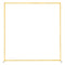 Arch Backdrop Stand 2x2m Square Gold Metal Wedding Party