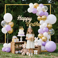 Arch Backdrop Stand 2x2m Square Gold Metal Wedding Party