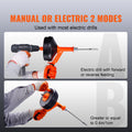 Drain Auger 25ft 1/4in Drum Snake Clog Remover Manual Feed