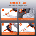 Drain Auger 25ft 1/4in Drum Snake Clog Remover Manual Feed