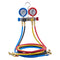AC Manifold Gauge Set R22 R404A R410A R12 4 Way 1.5m Hoses
