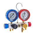 AC Manifold Gauge Set R22 R404A R410A R12 4 Way 1.5m Hoses