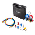 AC Manifold Gauge Set R134a R404A R22 R1234yf 4 Way 1.5m