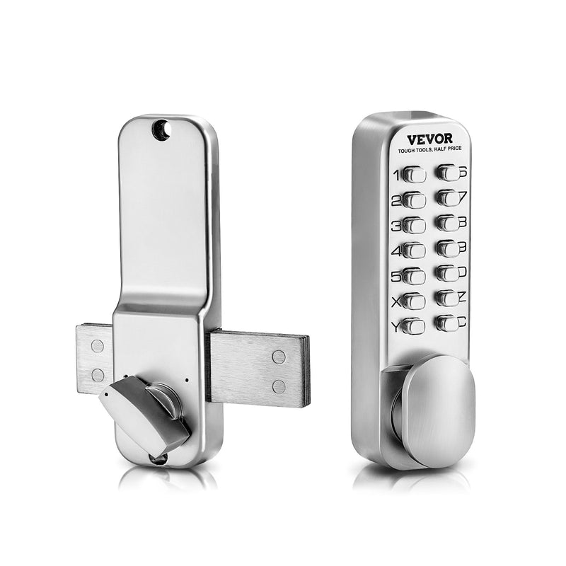 Mechanical Keyless Door Lock 14 Key Zinc Alloy Waterproof Gate