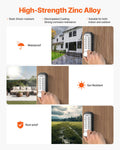 Mechanical Keyless Door Lock 14 Key Zinc Alloy Waterproof Gate