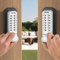 Mechanical Keyless Door Lock 14 Key Zinc Alloy Waterproof Gate