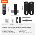 Mechanical Keyless Door Lock 14 Digit Keypad Waterproof Zinc Alloy