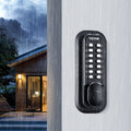 Mechanical Keyless Door Lock 14 Digit Keypad Waterproof Zinc Alloy