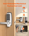 Mechanical Keyless Entry Door Lock Stainless Steel Waterproof