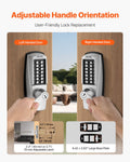 Mechanical Keyless Entry Door Lock Stainless Steel Waterproof