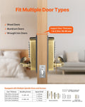 Mechanical Keyless Door Lock Stainless Steel Waterproof 14 Key