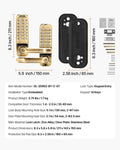 Mechanical Keyless Door Lock Stainless Steel Waterproof 14 Key