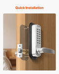 Mechanical Keyless Door Lock Keypad Stainless Steel Waterproof
