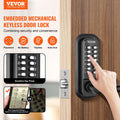 Mechanical Keyless Door Lock 14 Digit Keypad Embedded Handle
