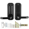 Mechanical Keyless Door Lock 14 Digit Keypad Embedded Handle