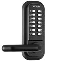 Mechanical Keyless Door Lock 14 Digit Keypad Waterproof Zinc Alloy