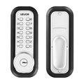 Keyless Door Lock 4-7 Digit Code Push Button Combo Silver Indoor Outdoor