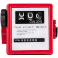 Fuel Flow Meter 20 GPM 3-Digital Display Diesel Gasoline Transfer
