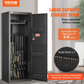 6-8 Rifles Gun Safe Digital Keypad Lock Tall Storage Cabinet