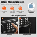 6-8 Rifles Gun Safe Digital Keypad Lock Tall Storage Cabinet