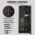 6-8 Rifles Gun Safe Digital Keypad Lock Tall Storage Cabinet