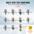 Hydraulic Pressure Test Kit 250/400/600bar 3 Gauges 11 Couplings