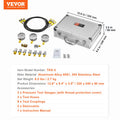Hydraulic Pressure Test Kit 250/400/600bar 3 Gauges 9 Couplings