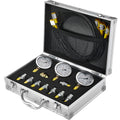 Hydraulic Pressure Test Kit 250/400/600bar 3 Gauges 9 Couplings