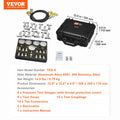 Hydraulic Pressure Test Kit 10-600bar 5 Gauges 13 Couplings Case