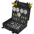 Hydraulic Pressure Test Kit 10-600bar 5 Gauges 13 Couplings Case