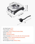 Furniture Dolly 150kg Heavy Duty Appliances Sofa Fridge Mover 8Wheel