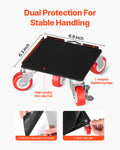 Furniture Dolly Heavy Duty 5 Wheels 1575kg Capacity Mover