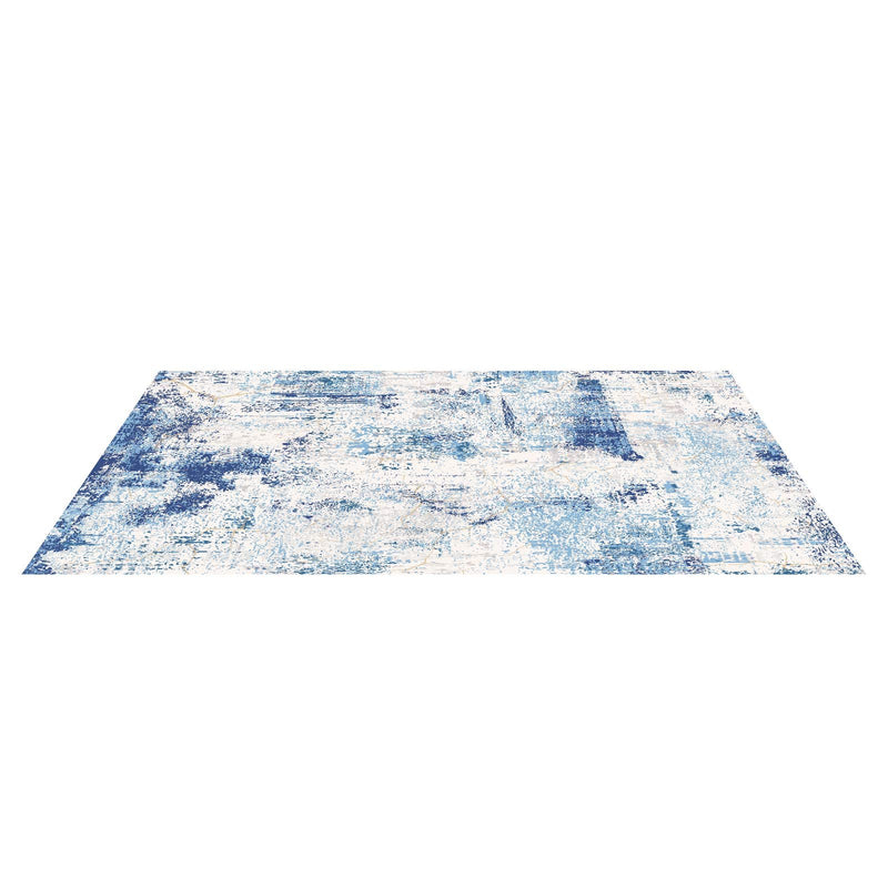 Area Rug 1524x2133mm Washable Non-Slip Soft Carpet Blue