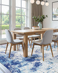 Area Rug 1524x2133mm Washable Non-Slip Soft Carpet Blue