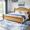 Area Rug 1524x2133mm Washable Non-Slip Soft Carpet Blue