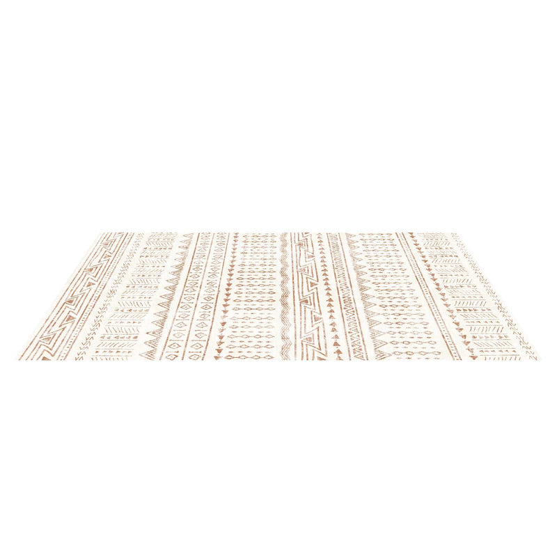 Large Area Rug 1.5x2.1m Washable Non-Slip Beige Carpet