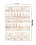 Large Washable Area Rug 1.8x2.7m Non-Slip Beige Carpet