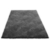 Indoor Plush Area Rugs, 1.52 x 2.44 m Soft Plush Carpet, Furry Shag Area Rugs for Living Room, Bedroom, Sunroom, Modern Home Decor Aesthetic, Non-Shedding, Non-Woven, Slip-Resistant, Dark Gray