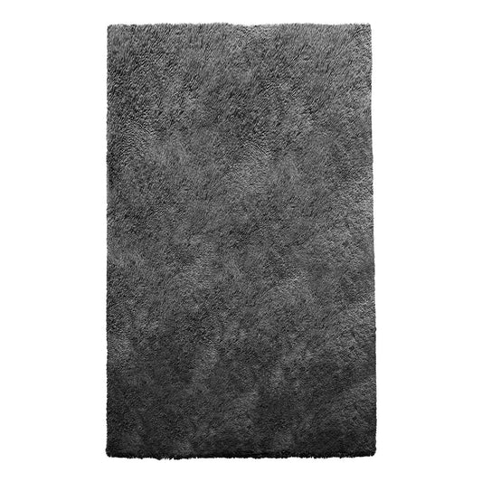 Indoor Plush Area Rugs, 1.52 x 2.44 m Soft Plush Carpet, Furry Shag Area Rugs for Living Room, Bedroom, Sunroom, Modern Home Decor Aesthetic, Non-Shedding, Non-Woven, Slip-Resistant, Dark Gray