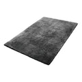 Indoor Plush Area Rugs, 1.52 x 2.44 m Soft Plush Carpet, Furry Shag Area Rugs for Living Room, Bedroom, Sunroom, Modern Home Decor Aesthetic, Non-Shedding, Non-Woven, Slip-Resistant, Dark Gray